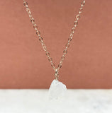 Rose Gold Filled Eternal Love Single Stone Necklace