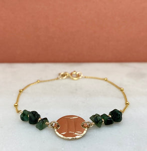 Gold Filled, Rose Gold Filled or Sterling Silver Birthstone Zodiac Bracelet