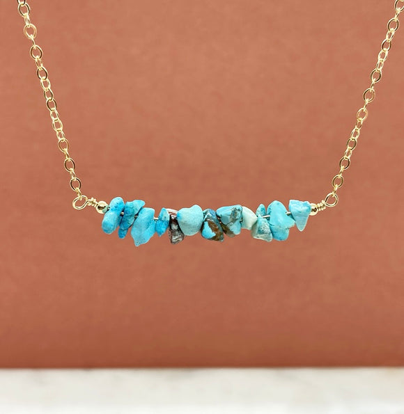 Gold Filled Multi Birthstone Necklace