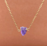 Gold Filled Single Birthstone Necklace