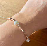 Sterling Silver Keshi Pearl Bracelet