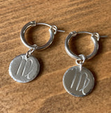 Sterling Silver Zodiac Earrings