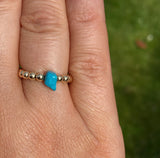 Gold Filled Beaded Birthstone Ring