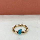 Gold Filled Beaded Birthstone Ring