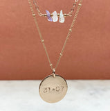 Rose Gold Filled True Love Necklace Set